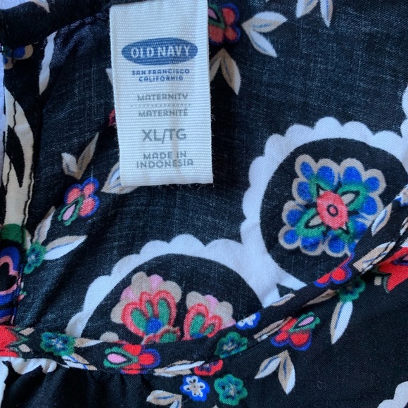 Floral Maternity Shirt Old Navy - Picture 2 of 3